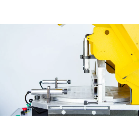 Półautomatyczna przecinarka tarczowa do cięcia profili PVC i aluminiowych Viber-System ALU 600 + stoły rolkowe 2 x 300cm Viber System kod: ALU600 - 11